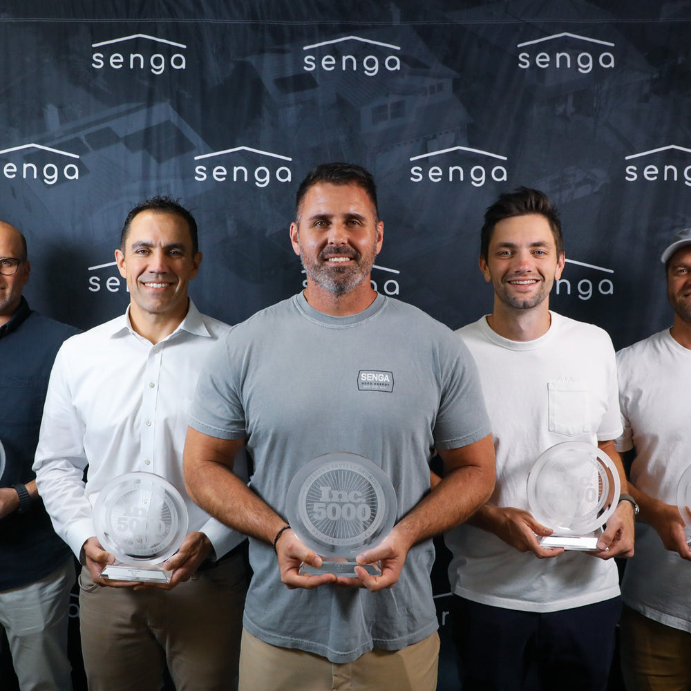 Senga Energy leadership team holding Inc. 5000 awards for five consecutive years, recognized as one of America’s fastest-growing solar companies