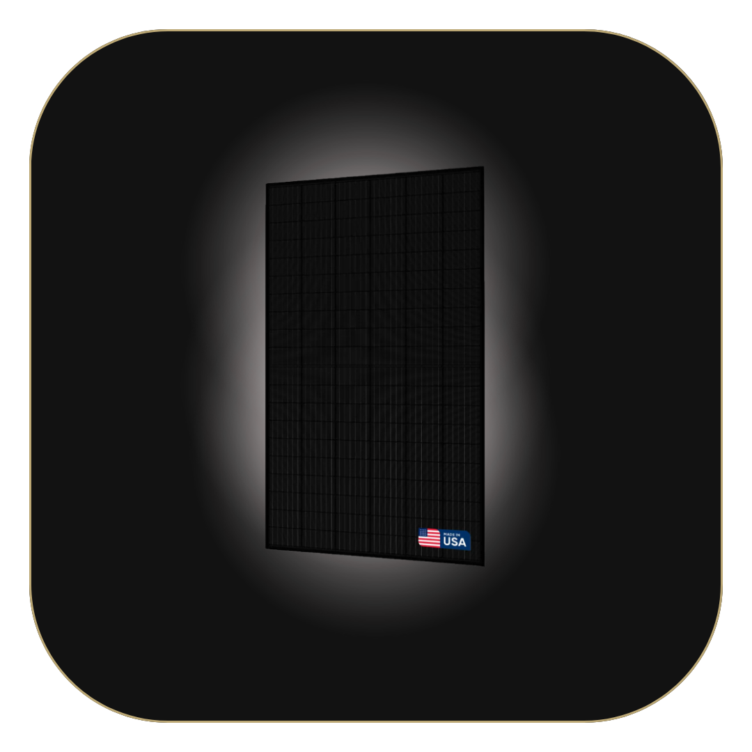 High-efficiency solar panel offered by Senga Energy, made in the USA, designed to reduce electricity bills by up to 40 percent per month