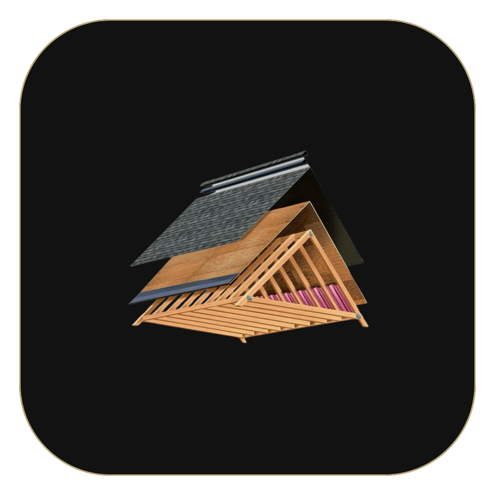 Senga Energy solar roof penetration warranty diagram showing layered roof protection with a 25-year guarantee for homeowners