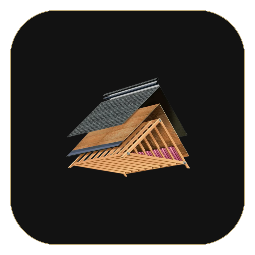 Senga Energy solar roof penetration warranty diagram showing layered roof protection with a 25-year guarantee for homeowners